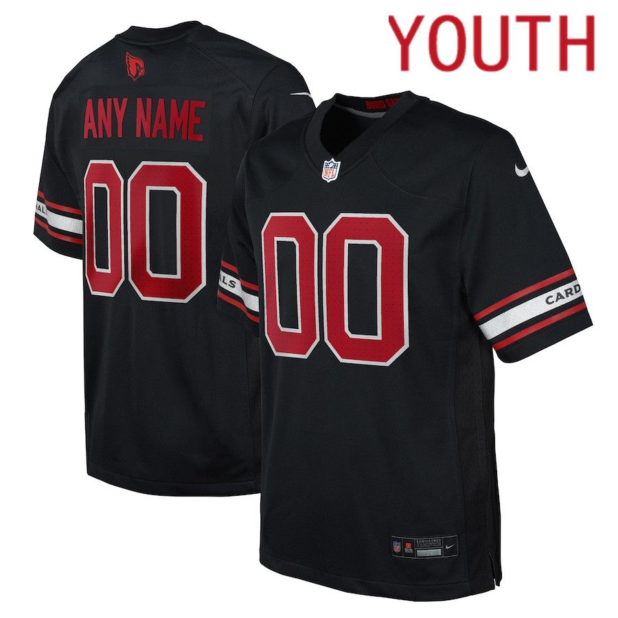 Youth Arizona Cardinals Nike Black Alternate Custom Game NFL Jersey